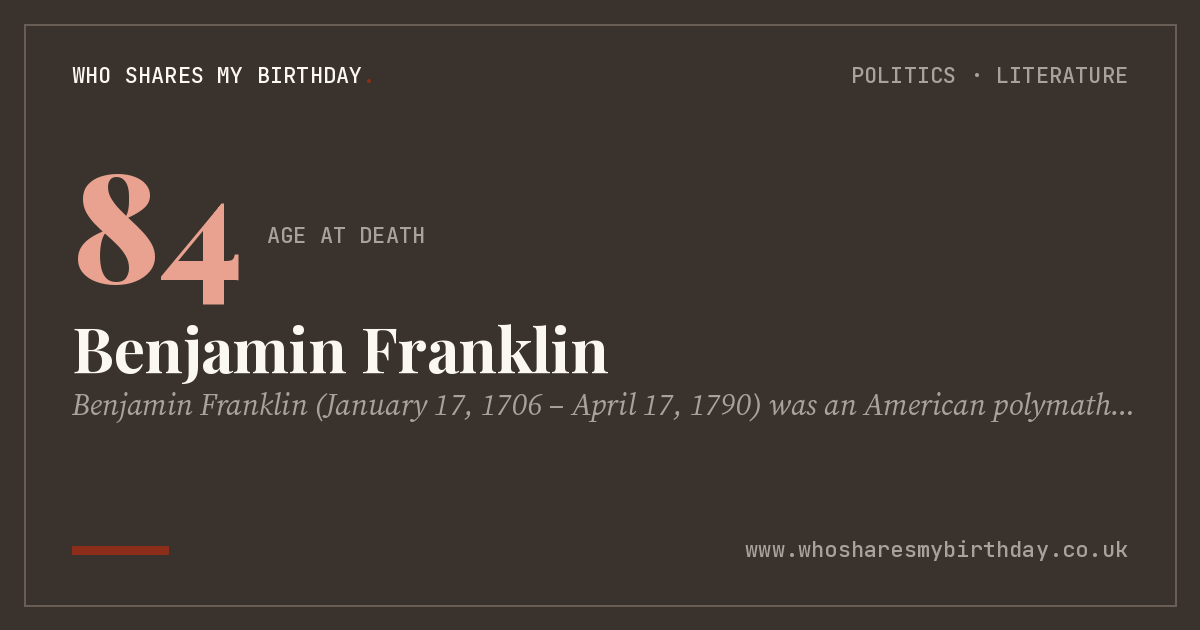 Benjamin Franklin