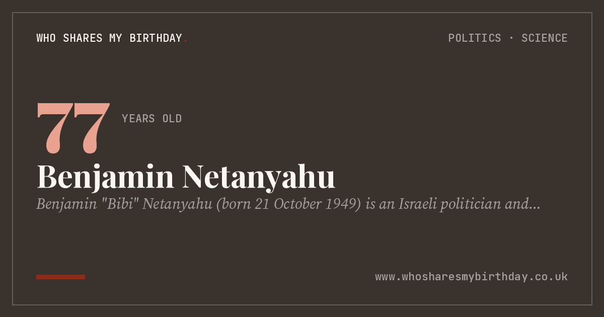 Benjamin Netanyahu