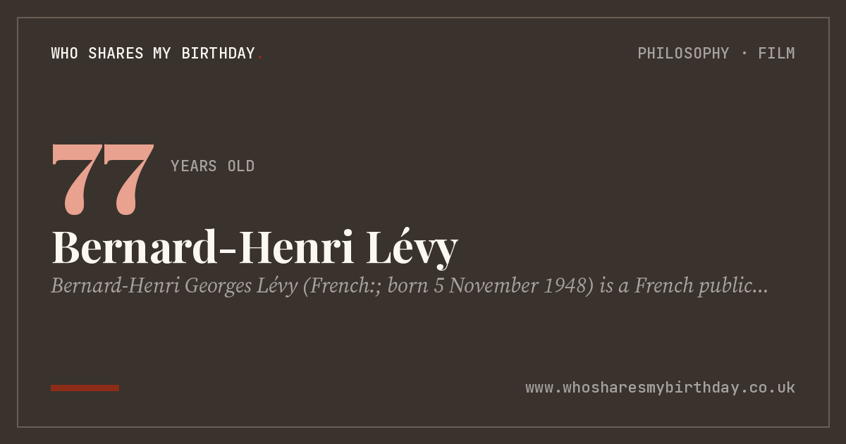 Bernard-Henri Lévy