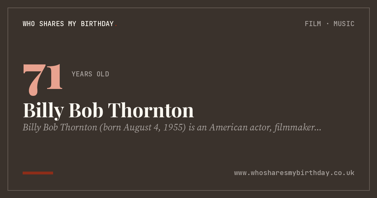 Billy Bob Thornton