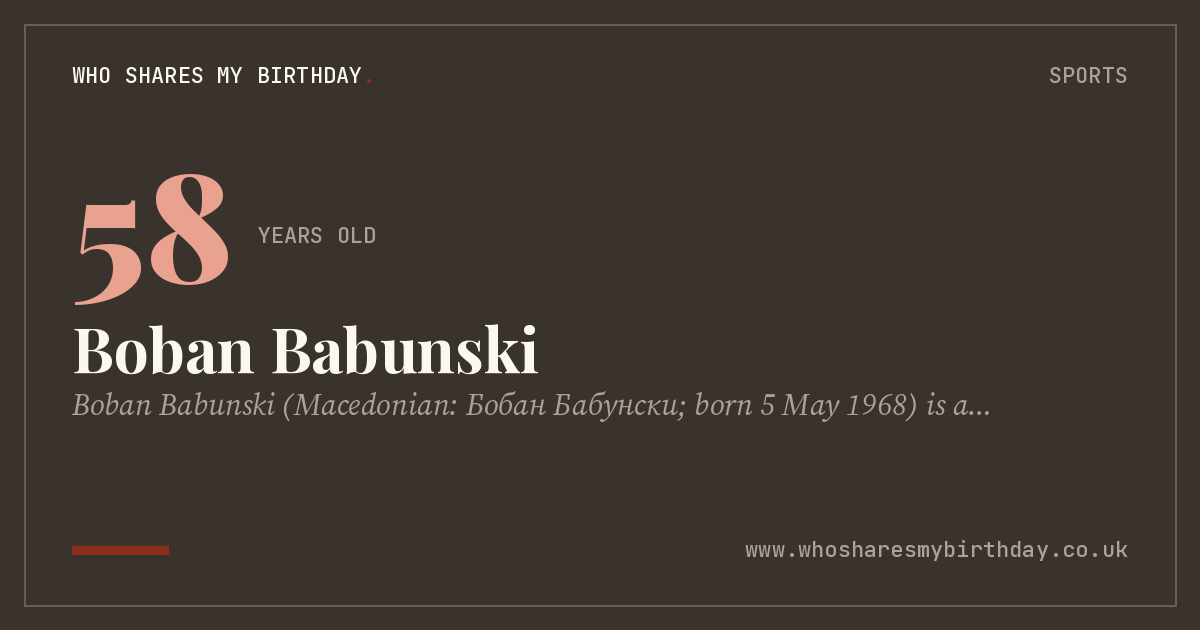 Boban Babunski