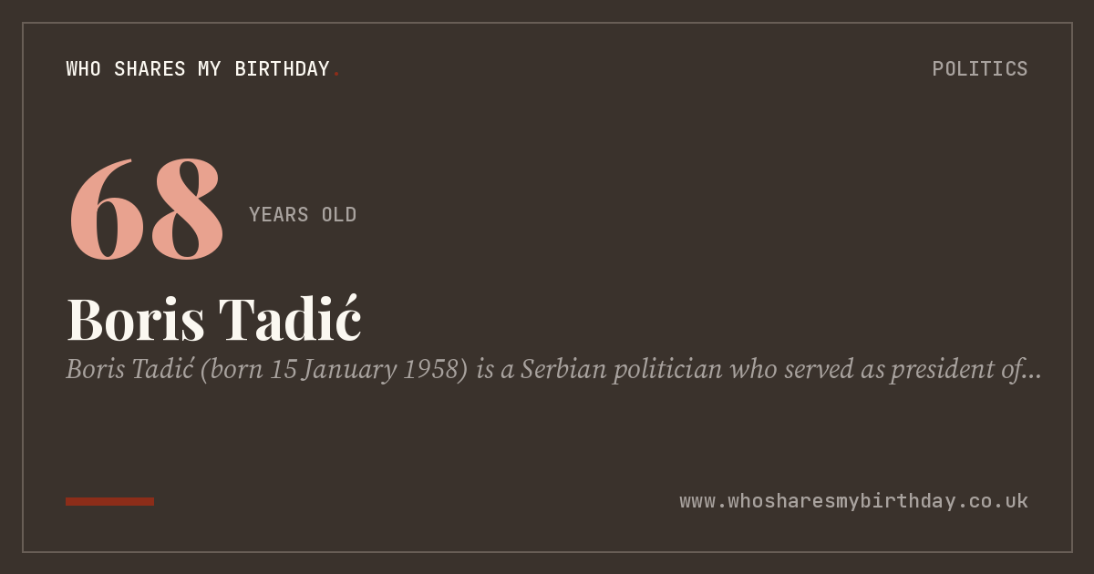 Boris Tadić