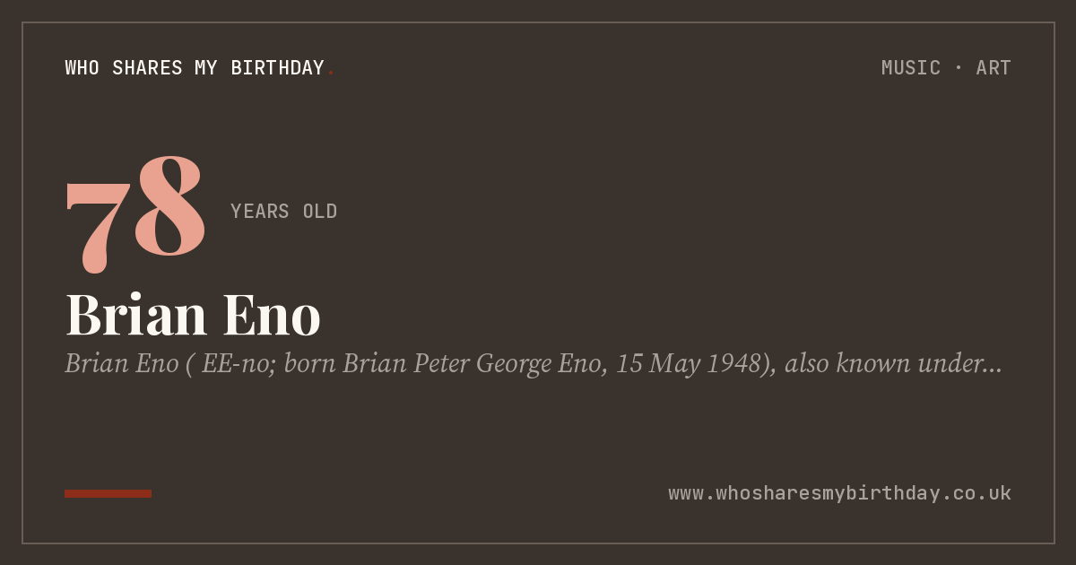 Brian Eno