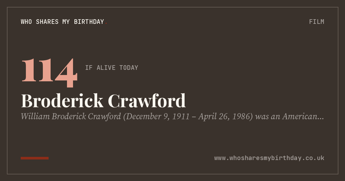 Broderick Crawford