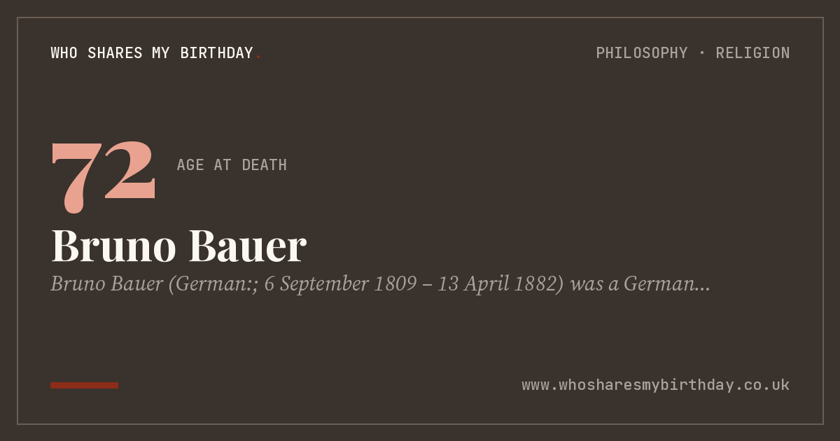 Bruno Bauer
