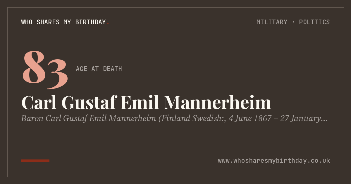 Carl Gustaf Emil Mannerheim