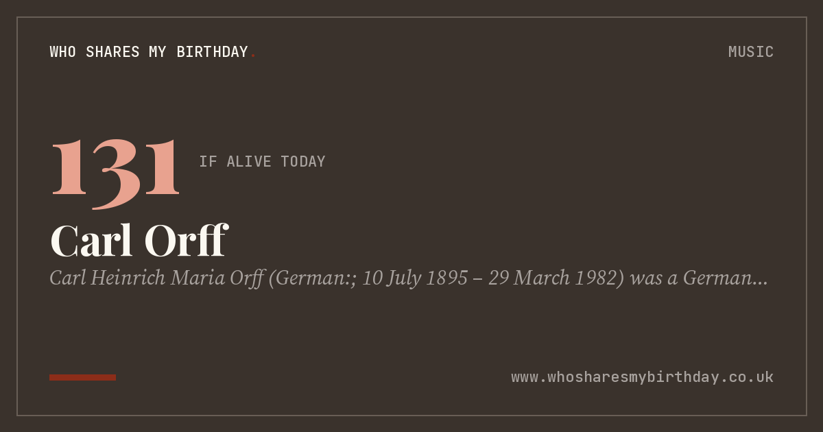 Carl Orff