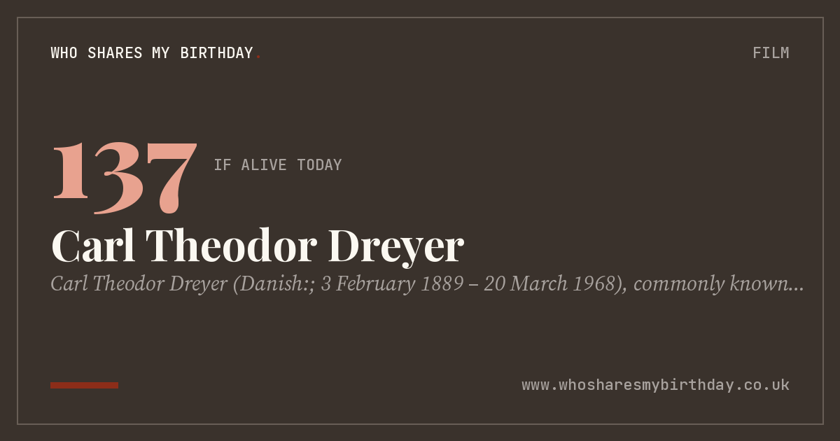 Carl Theodor Dreyer
