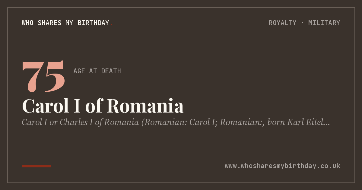Carol I of Romania