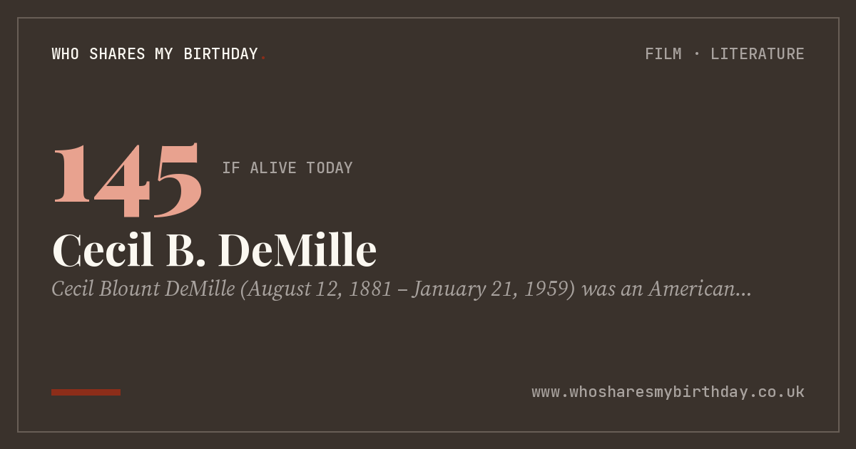 Cecil B. DeMille