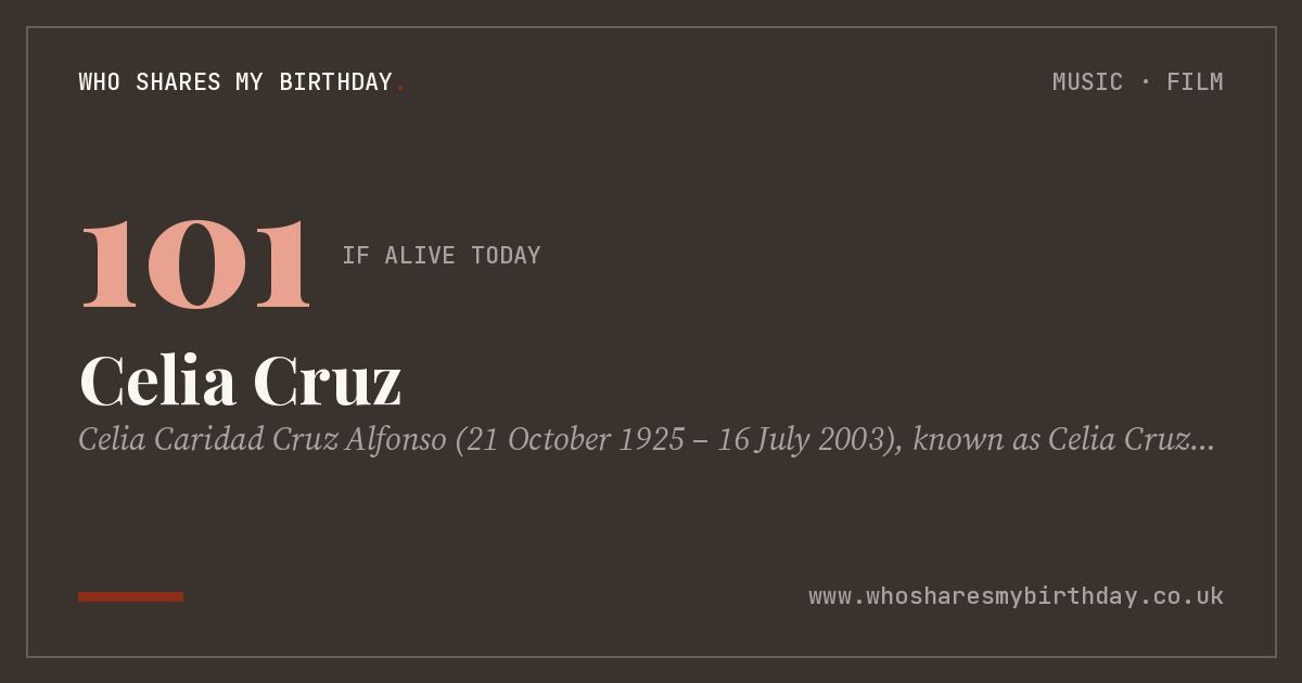 Celia Cruz