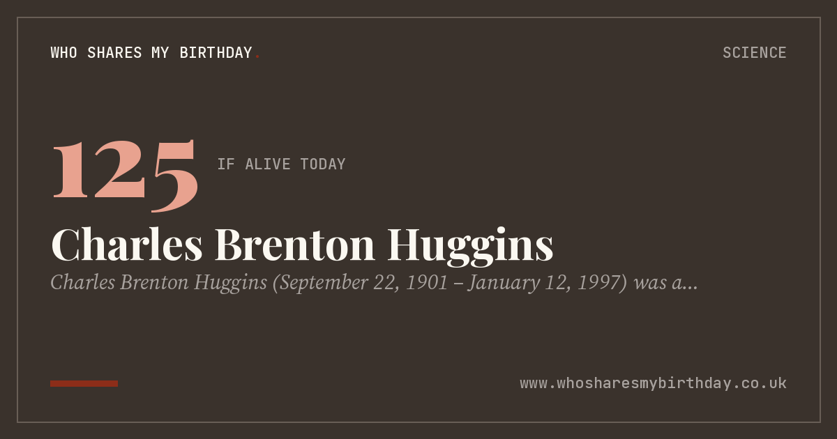 Charles Brenton Huggins