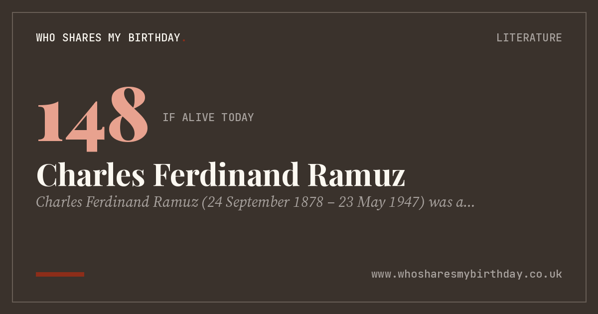 Charles Ferdinand Ramuz