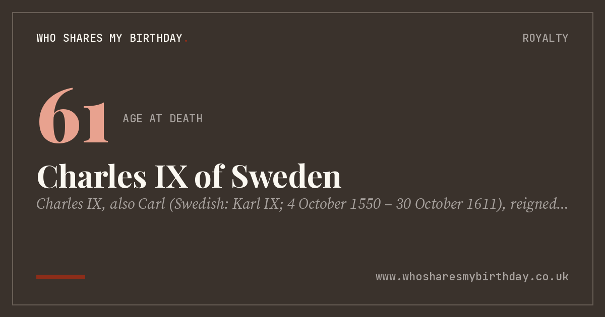 Charles IX of Sweden