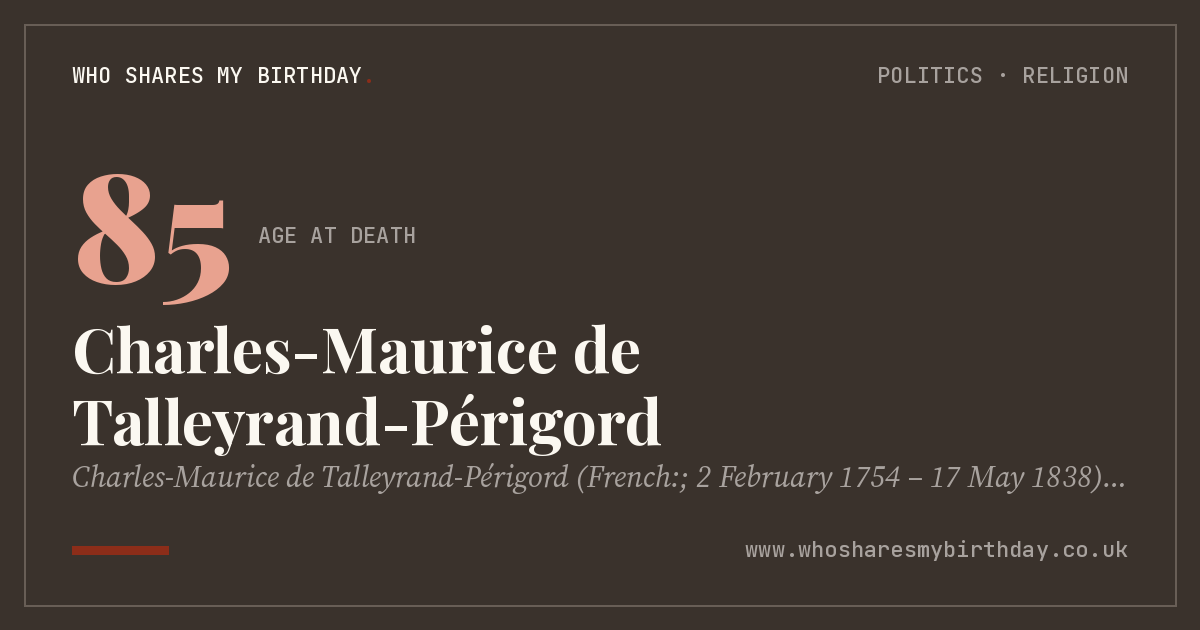 Charles-Maurice de Talleyrand-Périgord