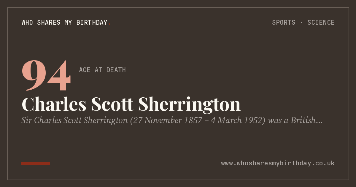 Charles Scott Sherrington