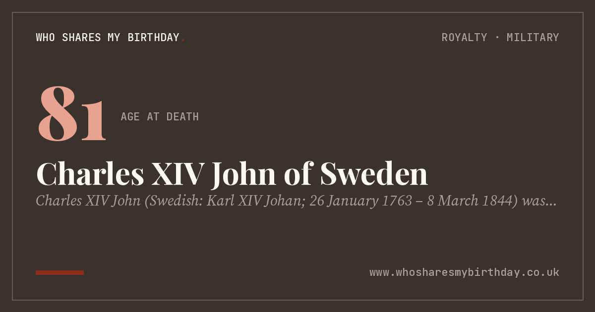 Charles XIV John of Sweden
