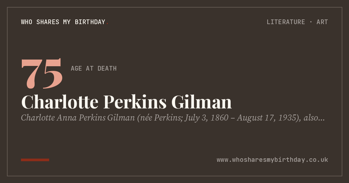 Charlotte Perkins Gilman