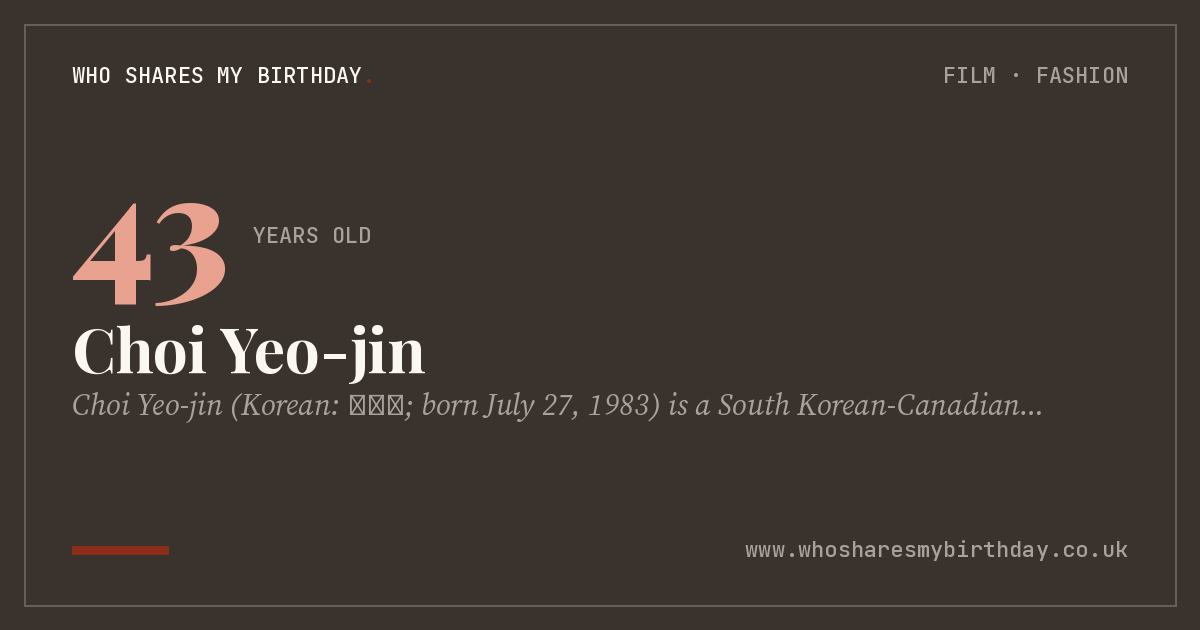 Choi Yeo-jin