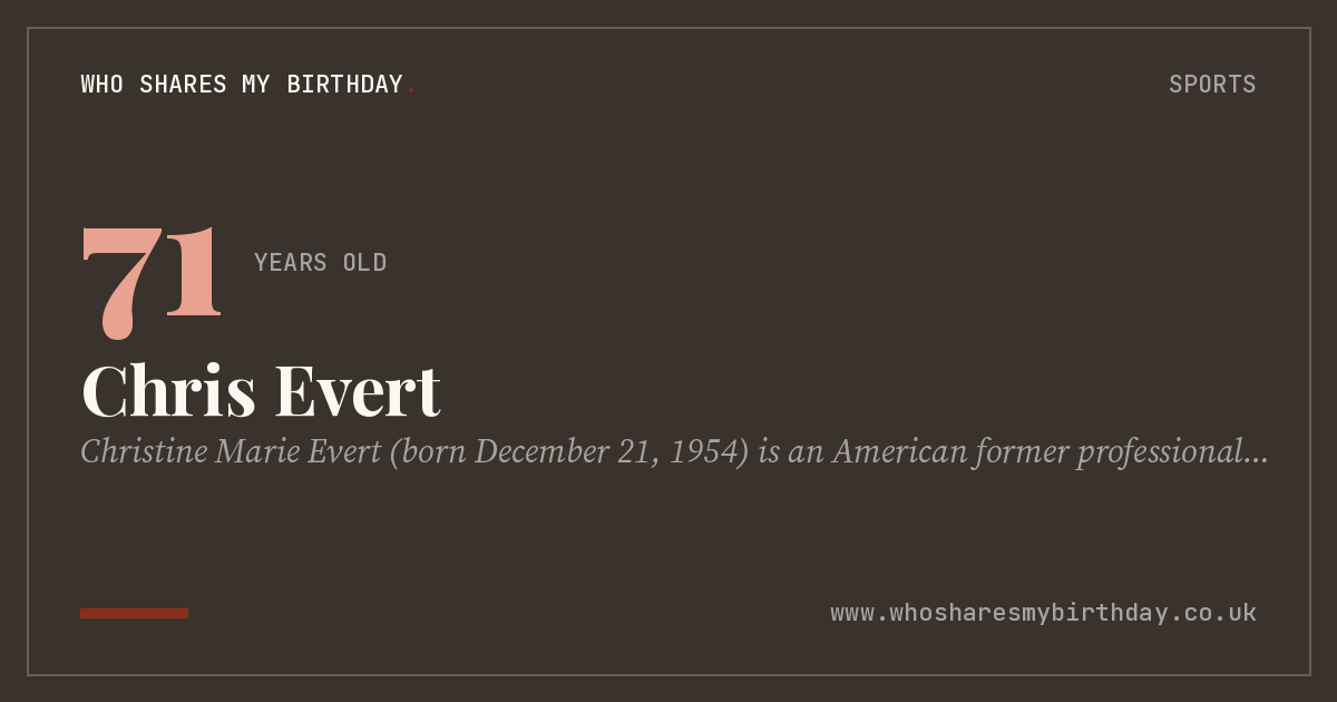 Chris Evert