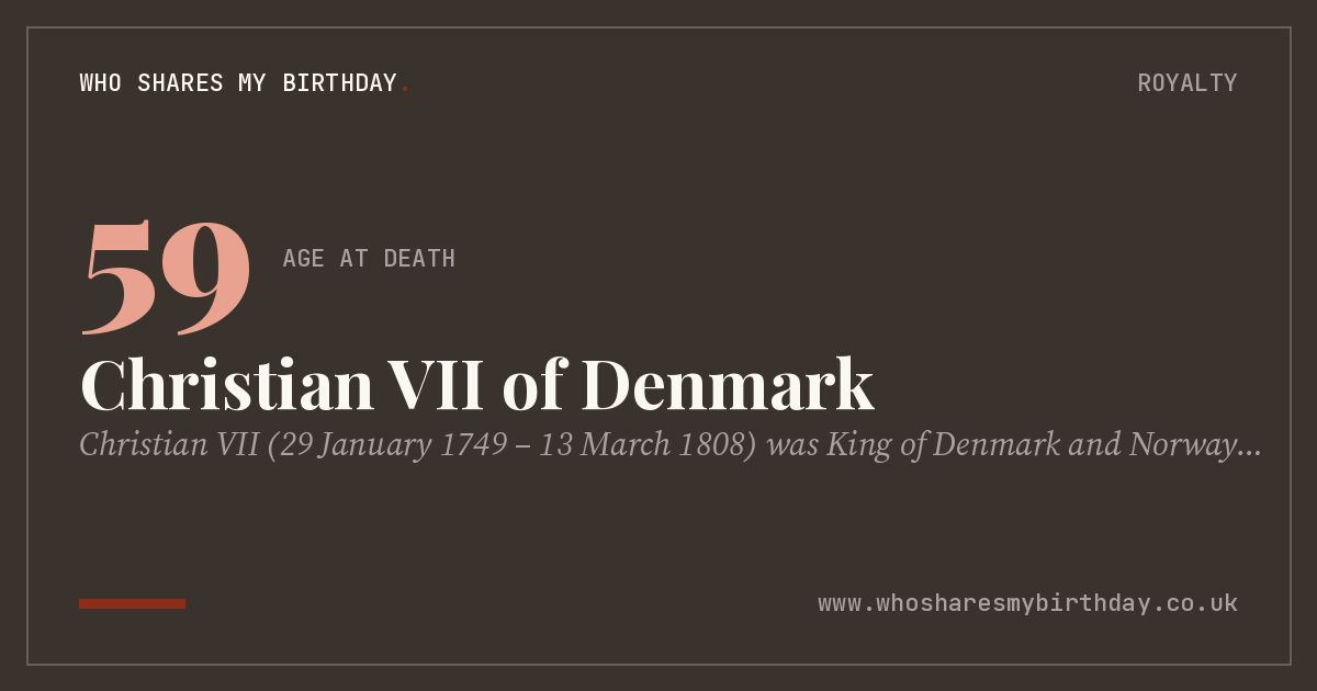 Christian VII of Denmark