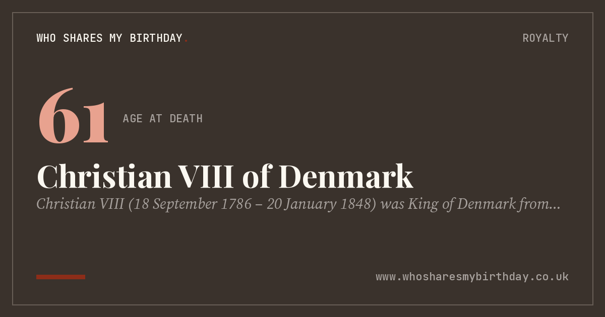 Christian VIII of Denmark