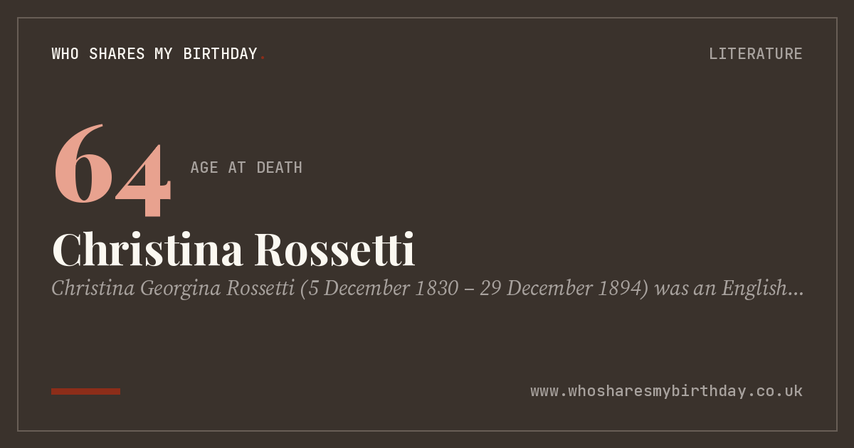 Christina Rossetti