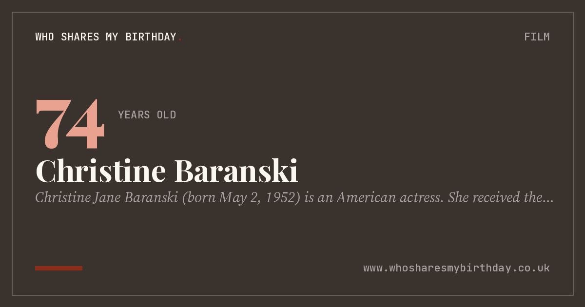 Christine Baranski