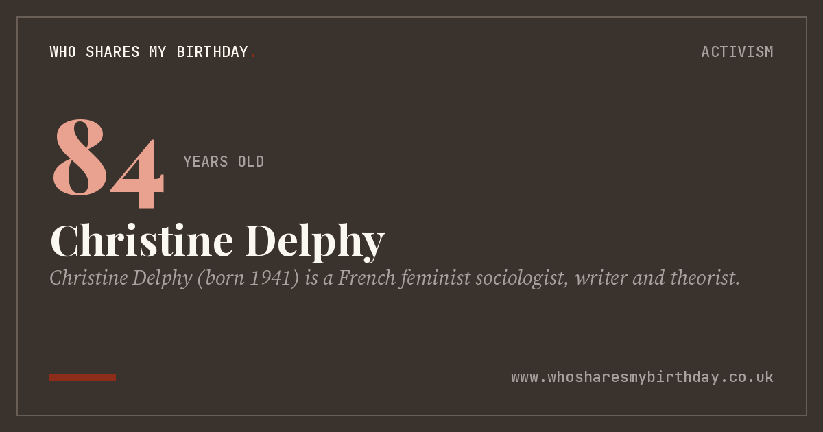 Christine Delphy