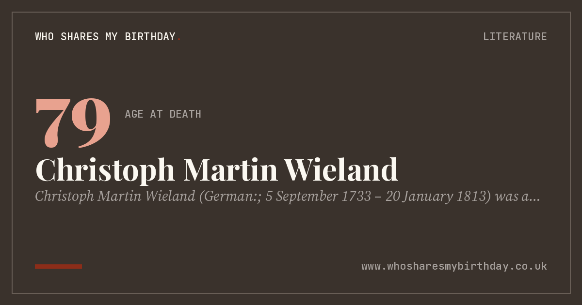 Christoph Martin Wieland