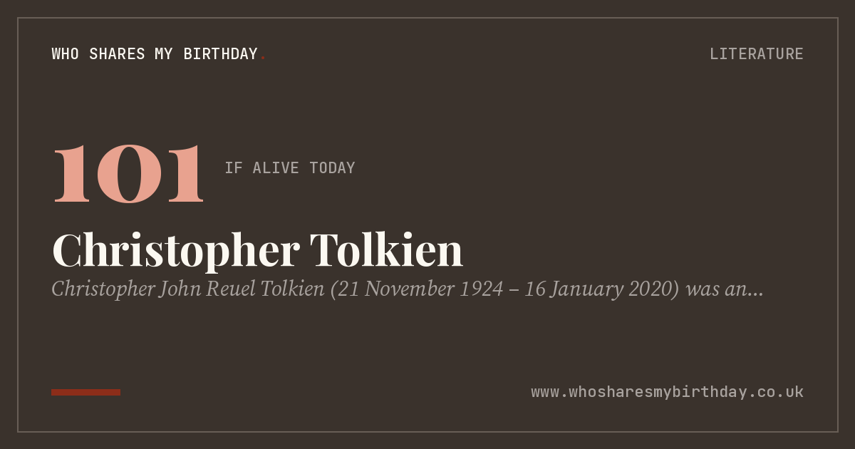 Christopher Tolkien