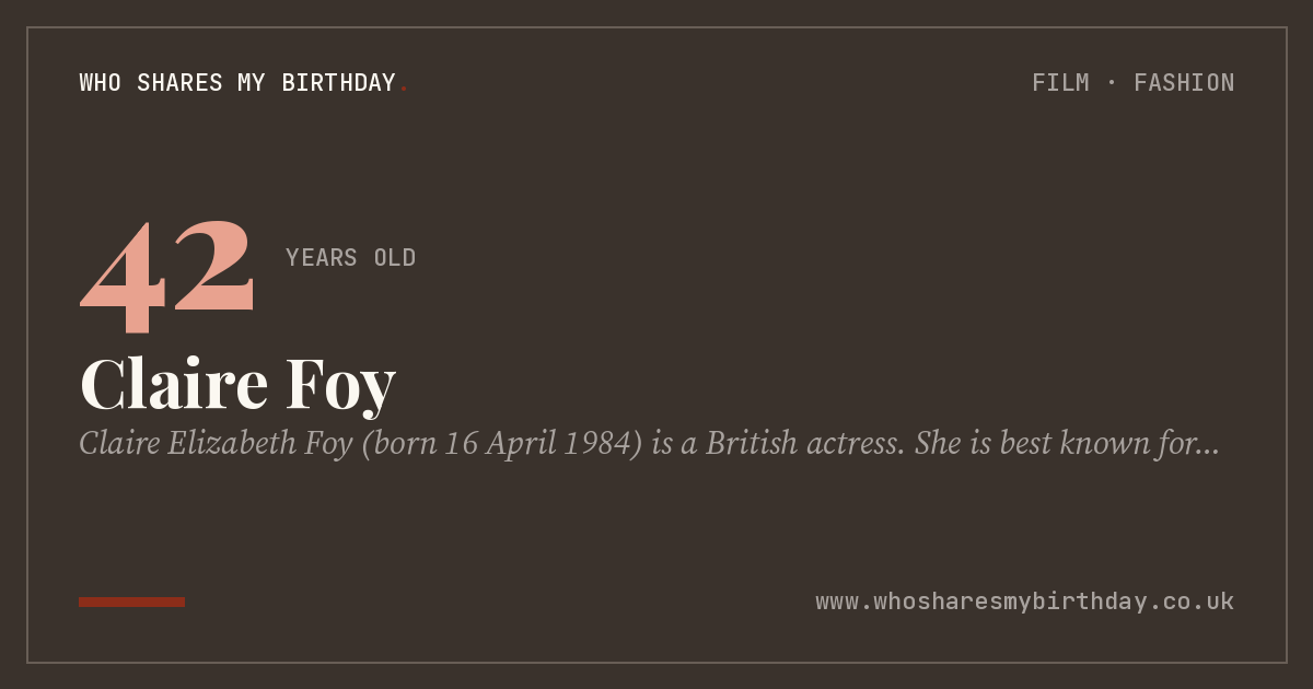 Claire Foy