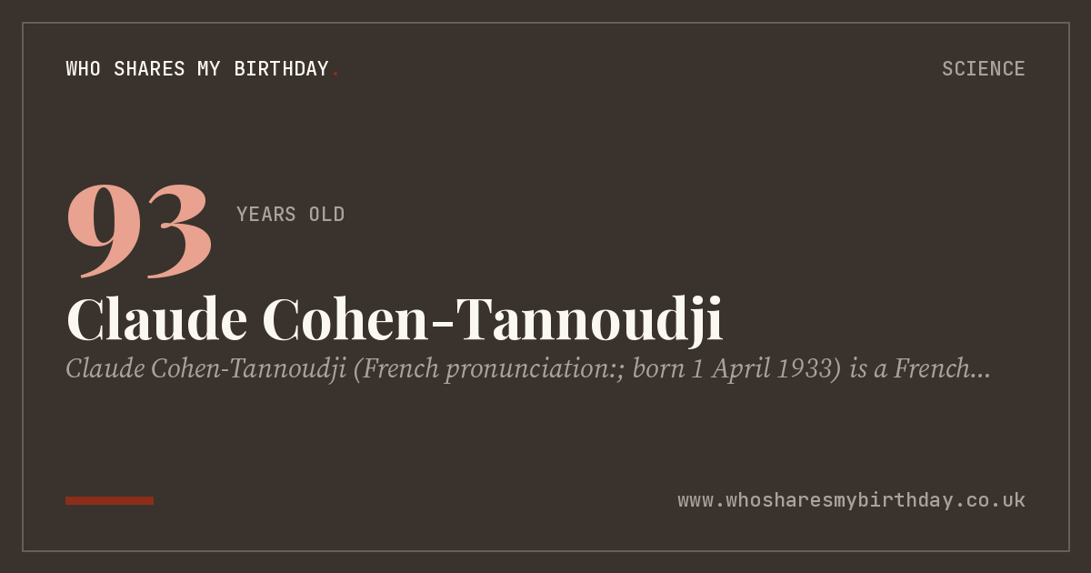 Claude Cohen-Tannoudji