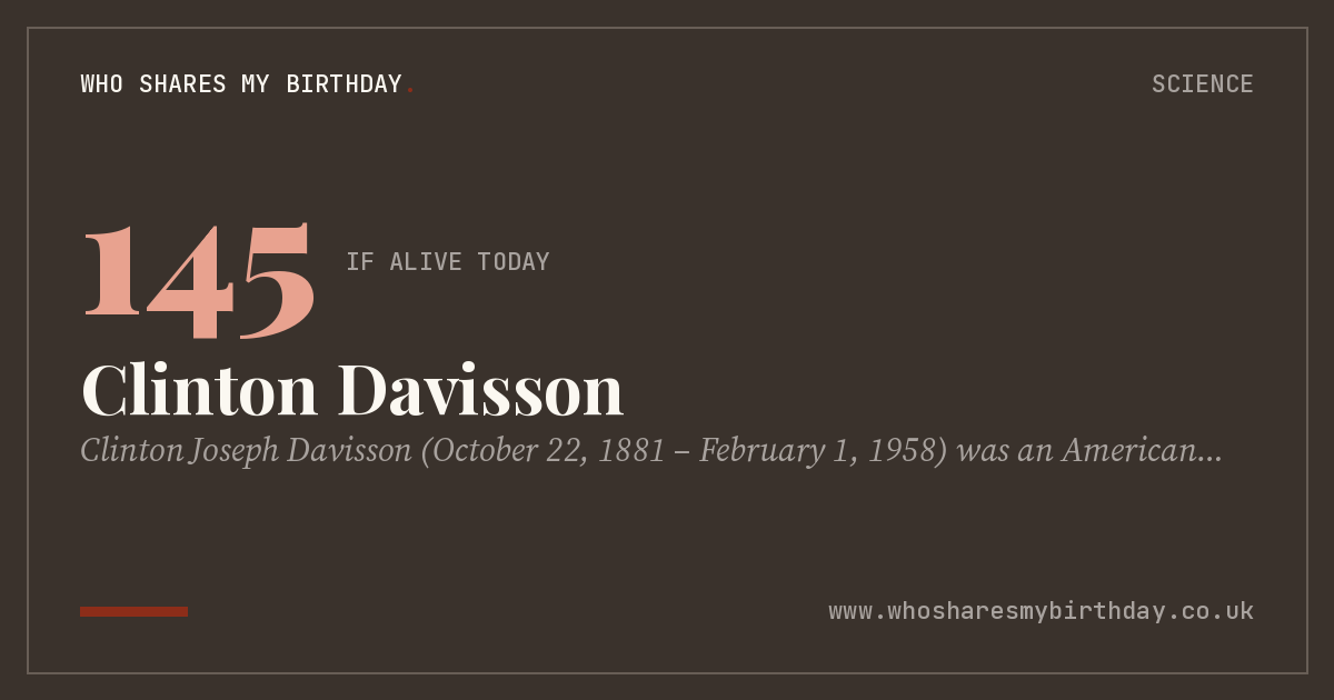 Clinton Davisson