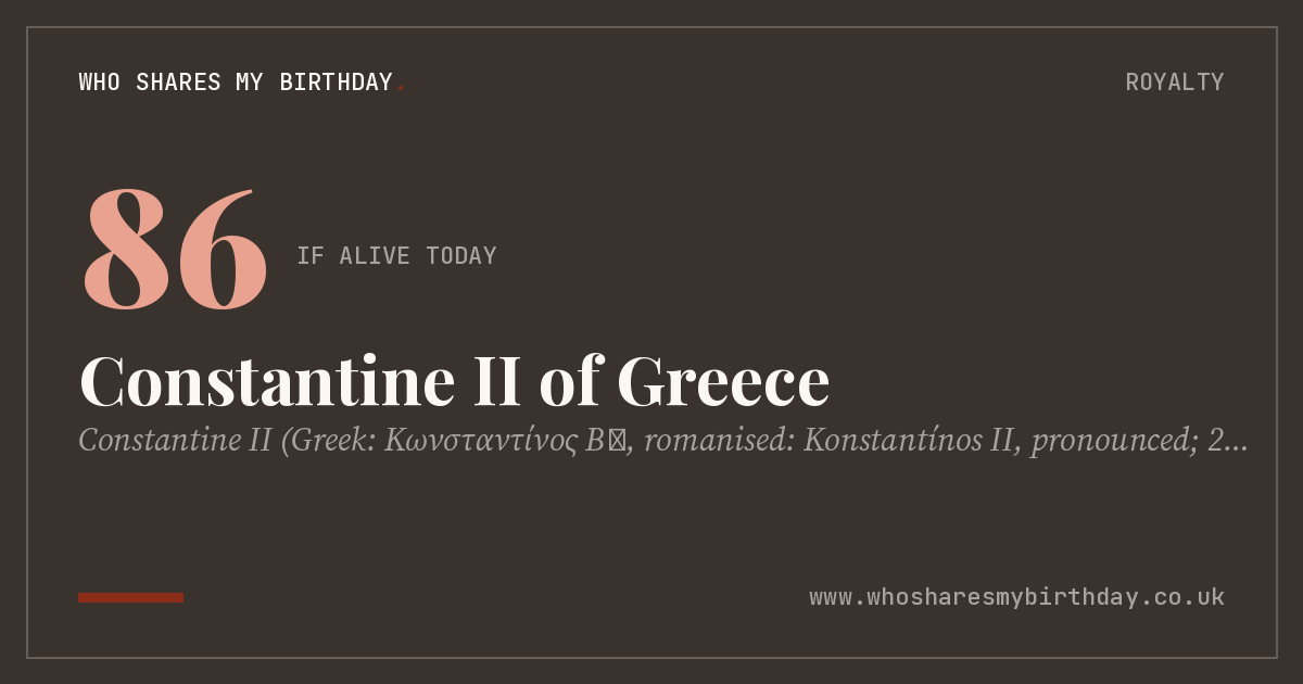 Constantine II of Greece