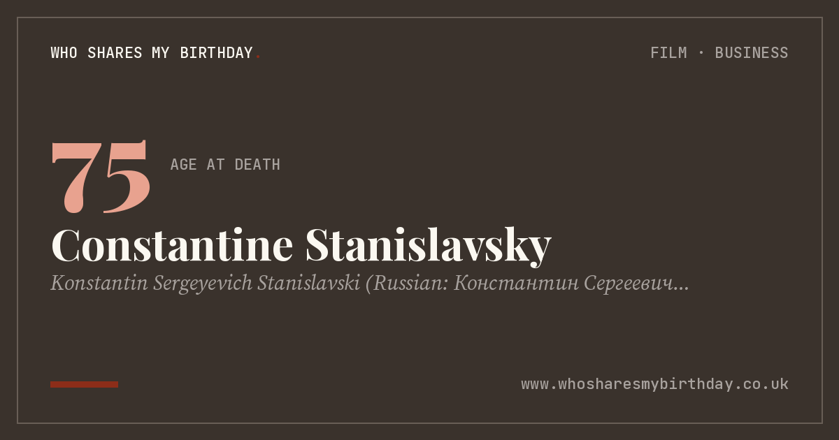 Constantine Stanislavsky