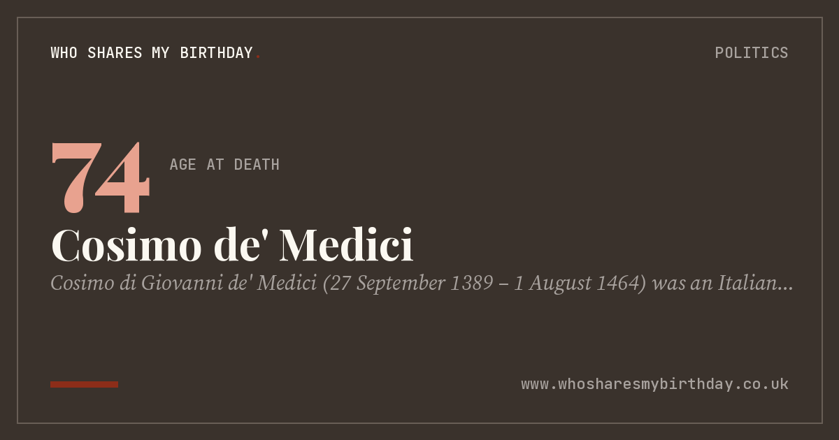 Cosimo de' Medici