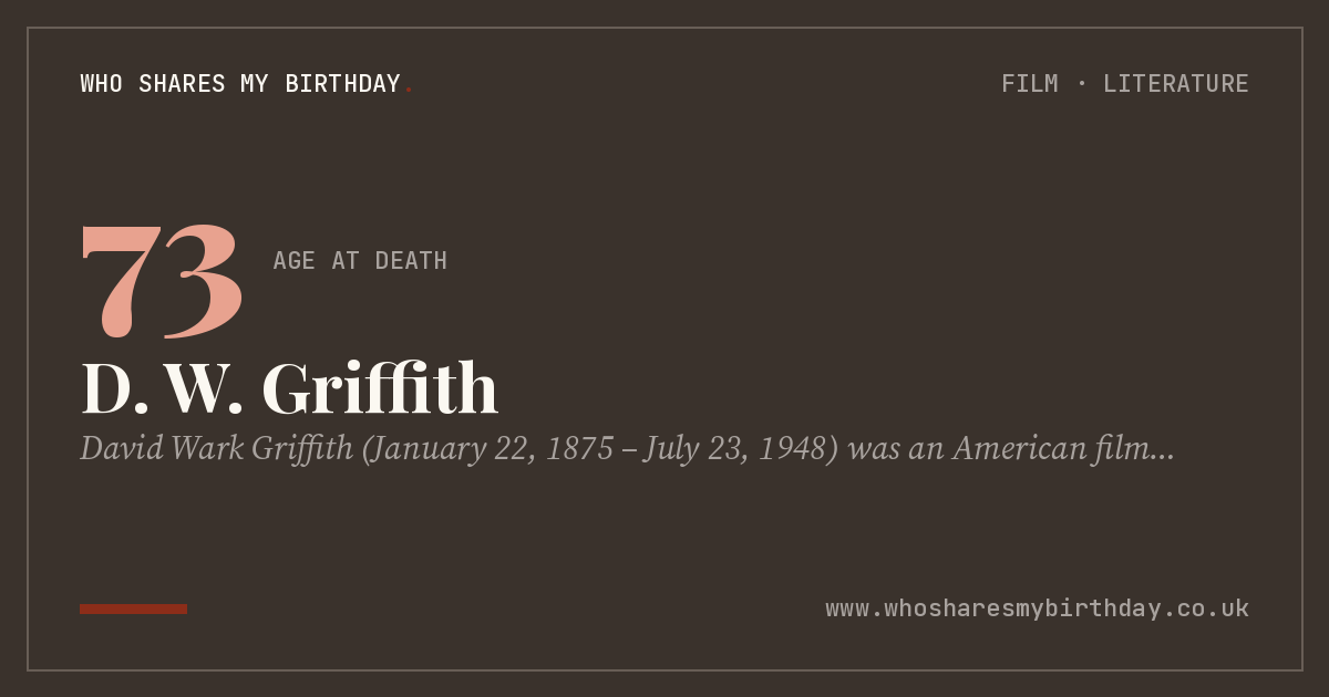 D. W. Griffith