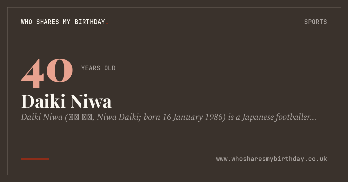 Daiki Niwa