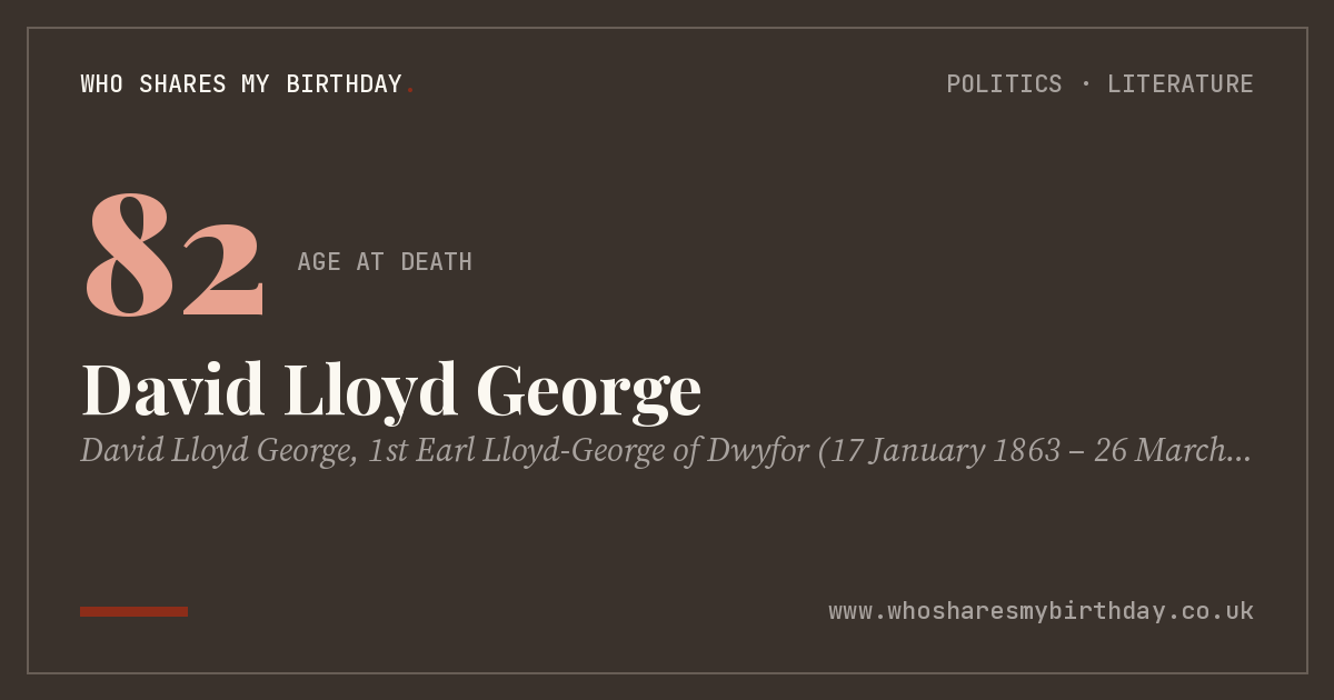 David Lloyd George