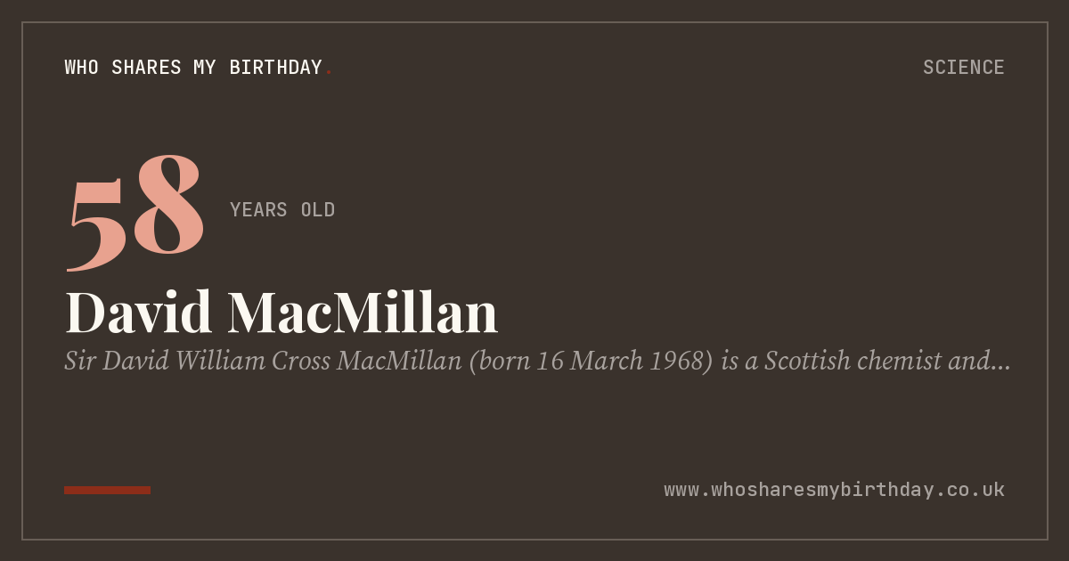 David MacMillan