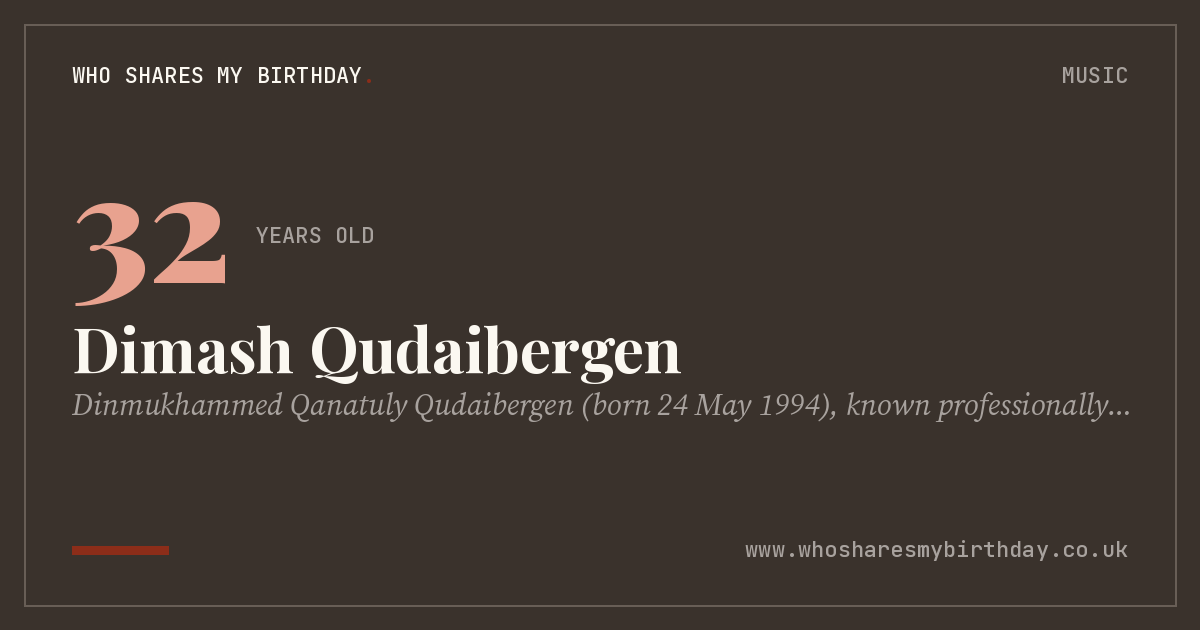 Dimash Qudaibergen