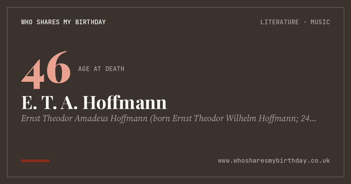 E. T. A. Hoffmann