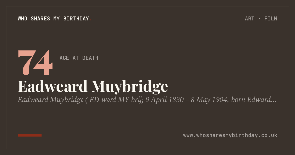 Eadweard Muybridge