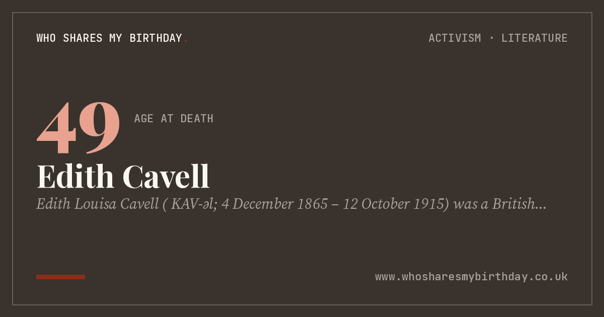 Edith Cavell