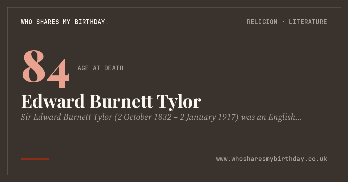 Edward Burnett Tylor