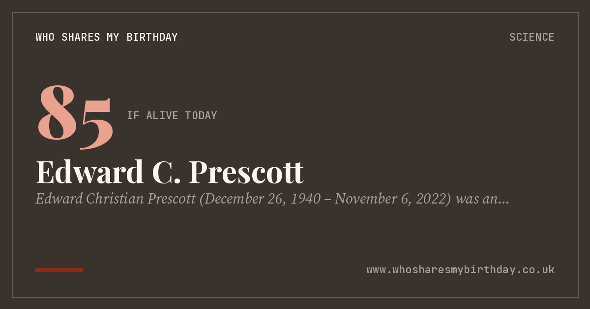 Edward C. Prescott