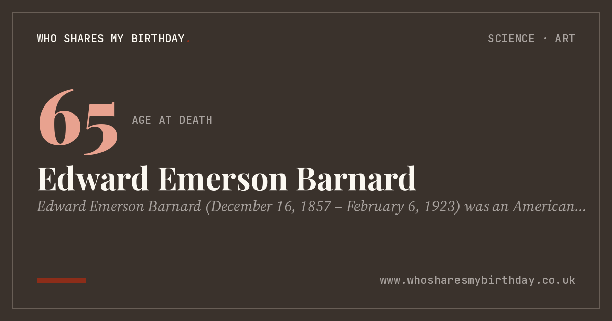 Edward Emerson Barnard
