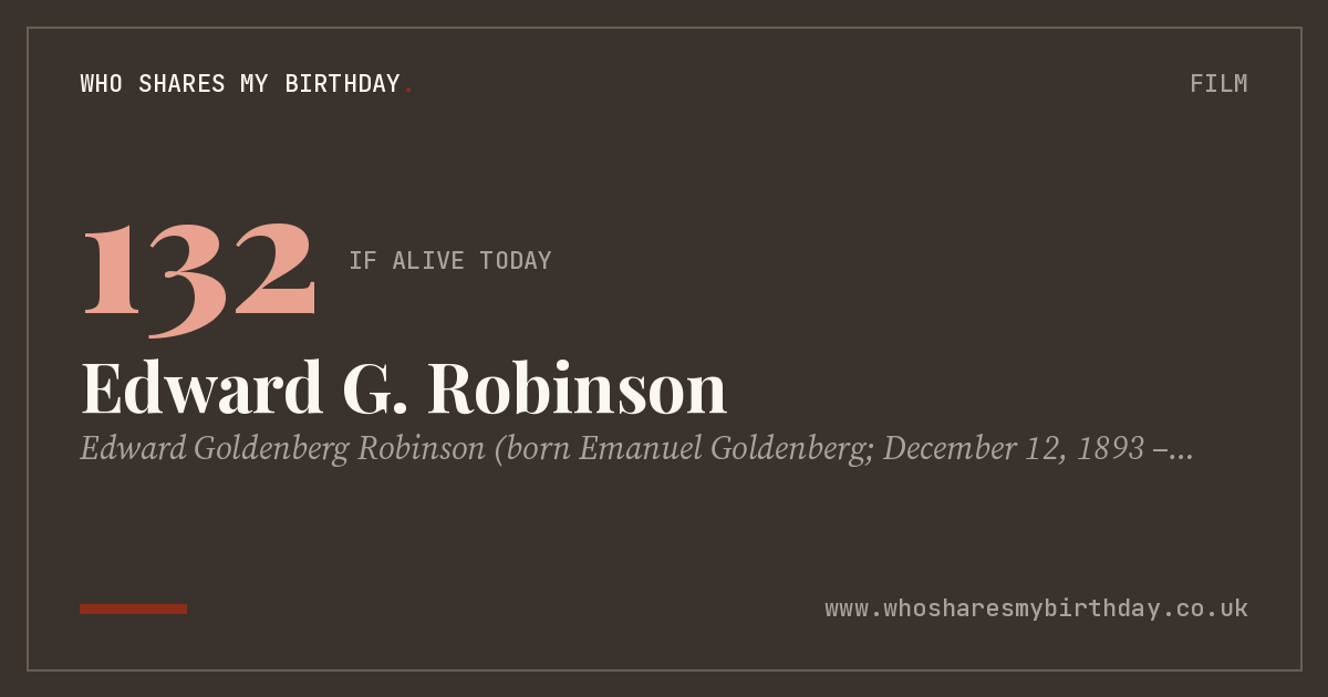 Edward G. Robinson