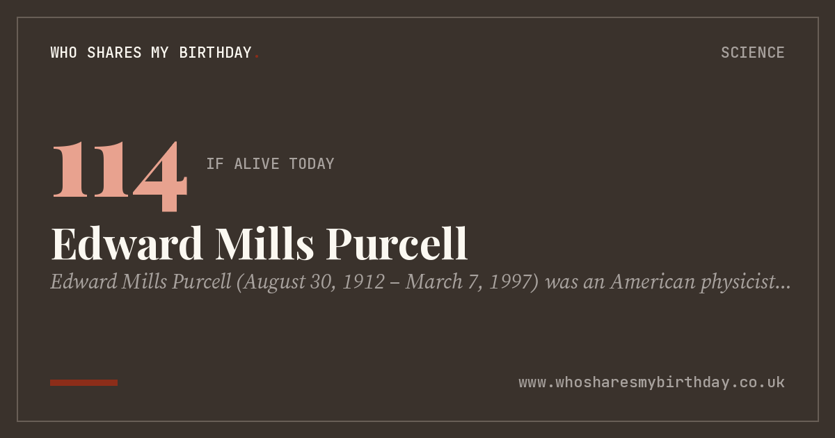 Edward Mills Purcell